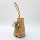 StrawWeave Eco-Friendly Handwoven Premium Raffia Bag for Women  New Summer Handheld Straw Bag, Vacation Beach Bag, Shoulder Bucket Bag